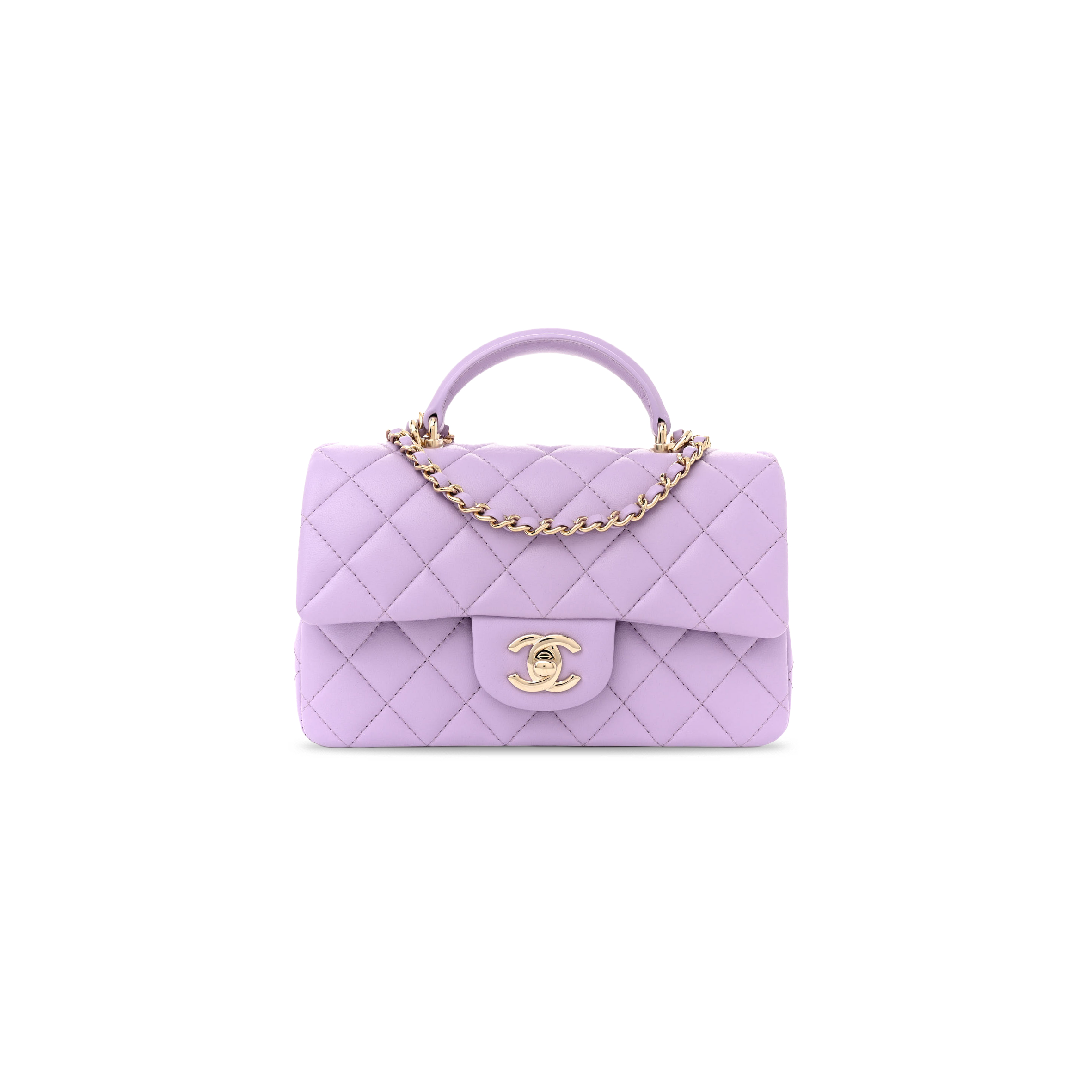 CHANEL MASTER MINI TOP HANDLE FLAP AS2431 (20*12*6cm)